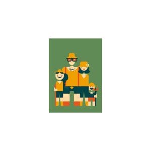Alternative view of Büro Destruct - Family Postcards Set