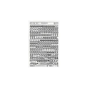 Alternative view of Büro Destruct - BD Font Rub On 6-Pack (Letraset)