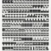Büro Destruct - BD Kickrom Mono Font Rub On (Letraset)