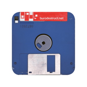 Alternative view of Büro Destruct - BD Floppy-Disk Beer Coasters (6-Pack)